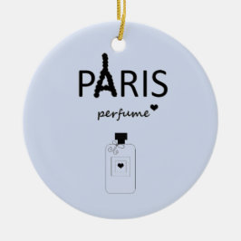 Ornamento De Cerâmica Perfume Paris Designer