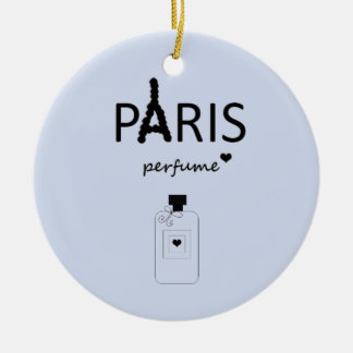 Ornamento De Cerâmica Perfume Paris Designer