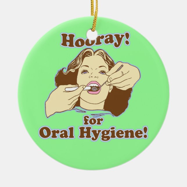 Ornamento De Cerâmica Periodontics Periodontry do Periodontist (Frente)