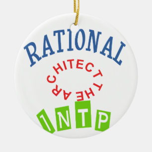 Ornamento De Cerâmica Personalidade racional de INTP