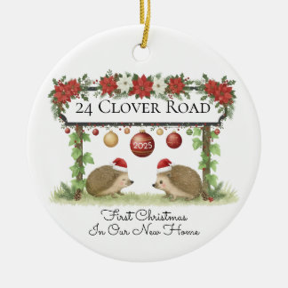 Ornamento De Cerâmica Personalised 2025 Christmas Ornament