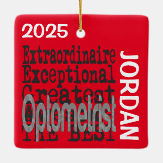 Ornamento De Cerâmica PERSONALIZAÇÃO Extraordinária Optometrista