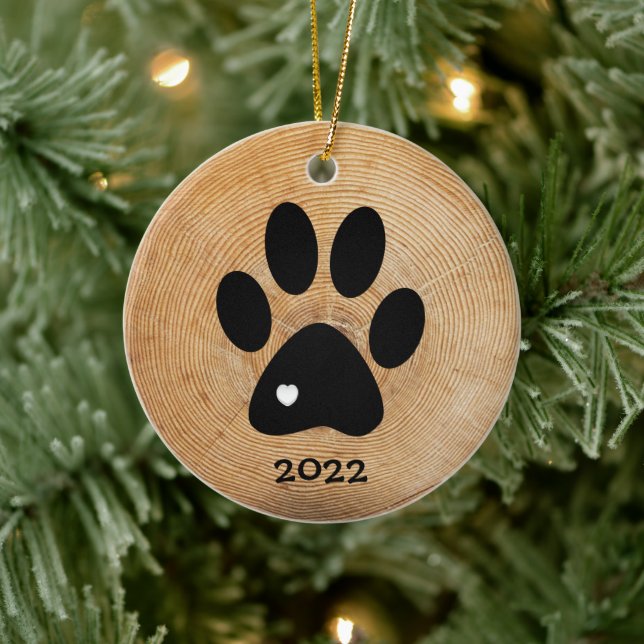 Ornamento de Cerâmica Personalizada para Impressão (Árvore)