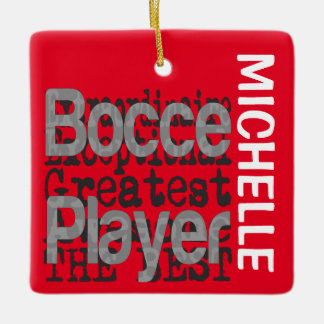 Ornamento De Cerâmica PERSONALIZADO Extraordinário do Bocket Player