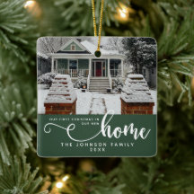 Personalizado Nosso Primeiro Natal Em Nossa Nova C