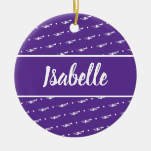 Ornamento De Cerâmica Personalizado Personalizado para Presente de Músic