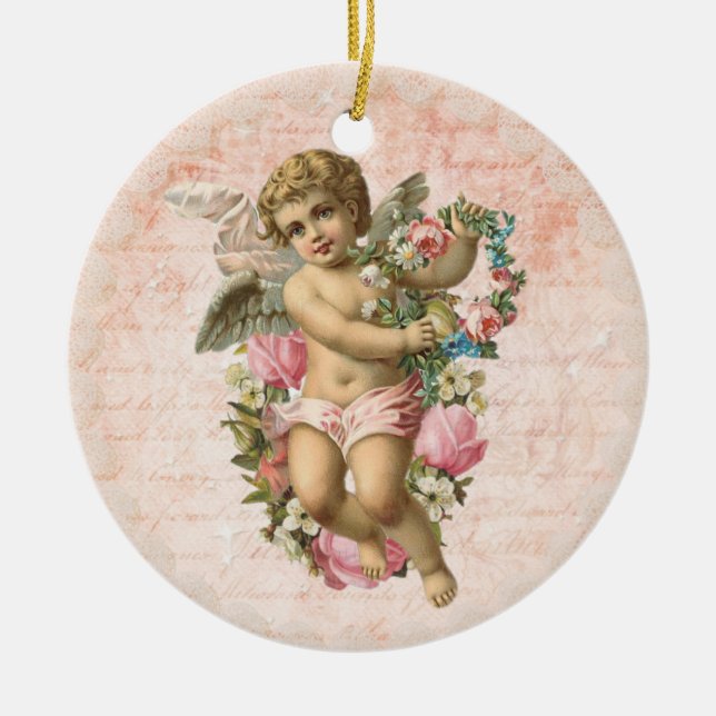 Ornamento De Cerâmica Personalizado Personalizado Seu Próprio Ornamen Ce (Frente)