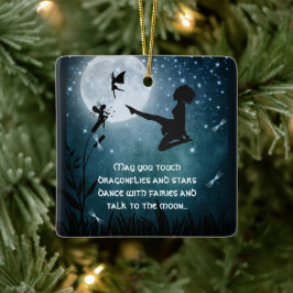 Ornamento De Cerâmica Personalizado Que Possa Dançar Com Fairies Irish D