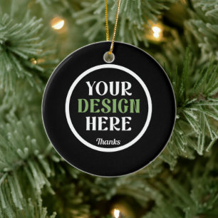 Ornamento De Cerâmica personalizado, único, elegante e minimalista