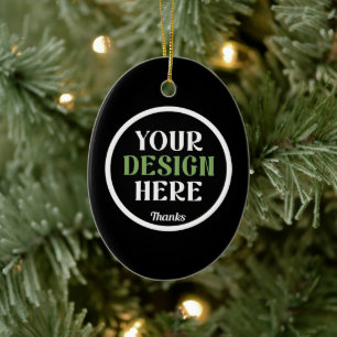 Ornamento De Cerâmica personalizado, único, elegante e minimalista hersh