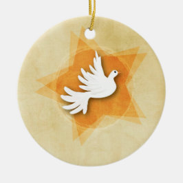 Ornamento De Cerâmica Personalizar Parabéns de Confirmação Coll de Prese