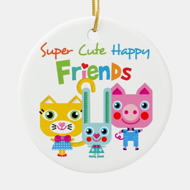 Ornamento De Cerâmica Personalizar produto (Frente)