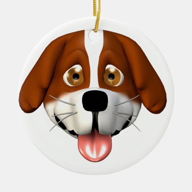 Ornamento De Cerâmica personalize este ornamento! (Frente)