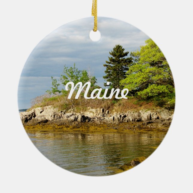 Ornamento De Cerâmica Personalize o produto (Traseira)