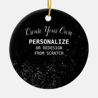 Ornamento De Cerâmica Personalize/reprojete - Crie o seu próprio