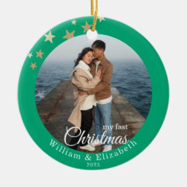 Ornamento De Cerâmica Personalized Christmas Ornament