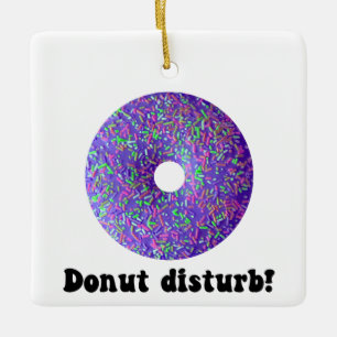 Ornamento De Cerâmica Perturbação da rosquinha