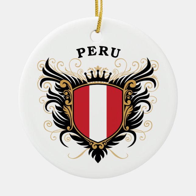 Ornamento De Cerâmica Peru (Frente)