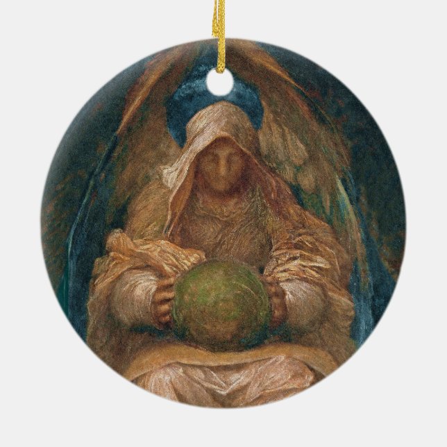 Ornamento De Cerâmica Perving Spirit Angel (Traseira)
