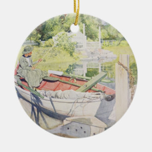 Ornamento De Cerâmica Pesca, 1909