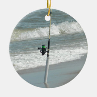 Ornamento De Cerâmica Pesca de surf