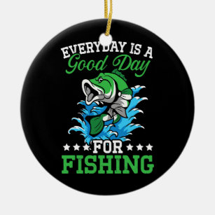 Ornamento De Cerâmica Pescador de peixes pescador de longo curso pescado