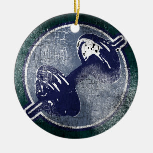 Ornamento De Cerâmica Peso da malhação do GYM