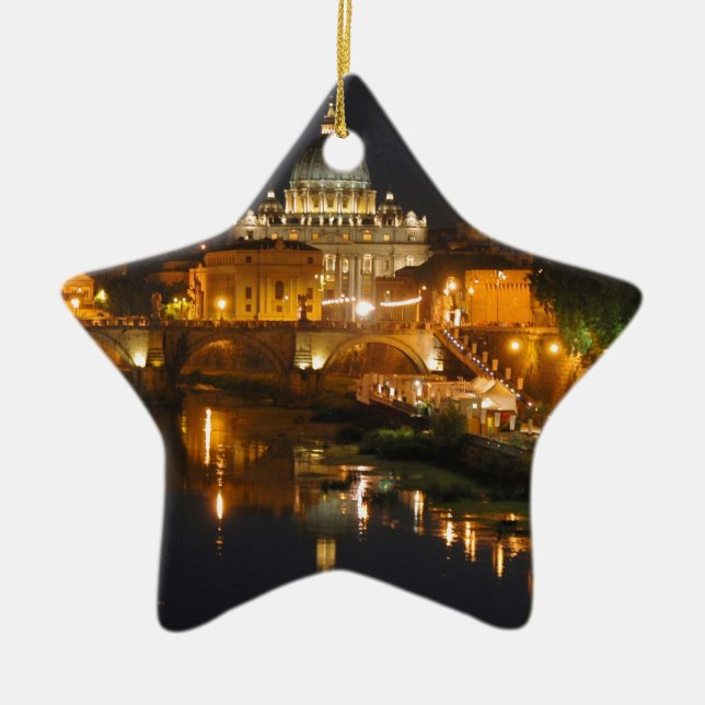 Ornamento De Cerâmica Petersdom - Vaticano Roma - Itália (Frente)