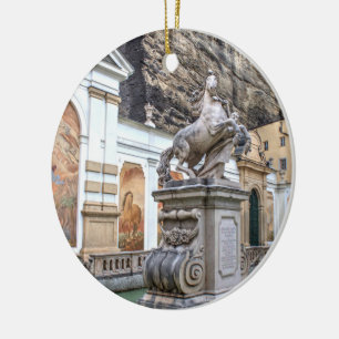 Ornamento De Cerâmica Pferdeschwemme Salzburg Áustria