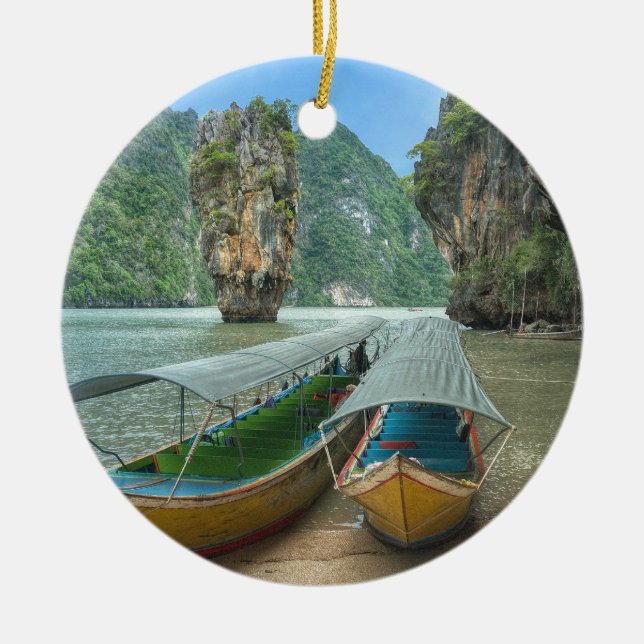 Ornamento De Cerâmica Phang Nga, Tailândia (Frente)