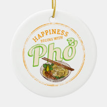 Pho Soup Retro Street Comida Vintage Gourmet Vietn