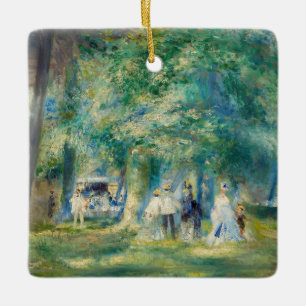 Ornamento De Cerâmica Pierre-Auguste Renoir - A Festa em Saint-Cloud