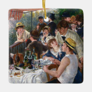 Ornamento De Cerâmica Pierre-Auguste Renoir - Luncheon do Partido Barco