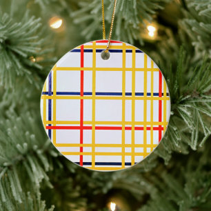 Ornamento De Cerâmica Piet Mondrian's Nova York I