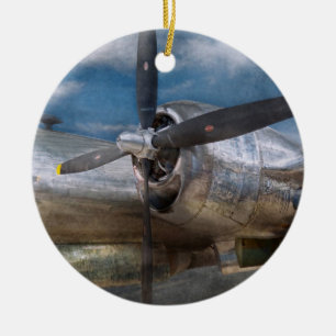 Ornamento De Cerâmica Piloto - plano - o B-29 Superfortress