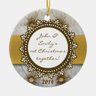 Ornamento De Cerâmica Pin Vitoriano Tuck Fabr Nome Personalizado