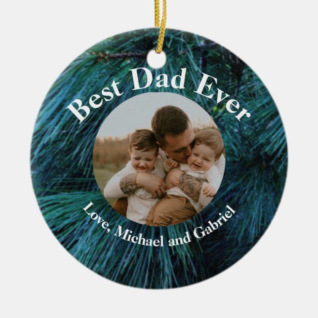 Ornamento De Cerâmica pinheiro rústico (Frente)