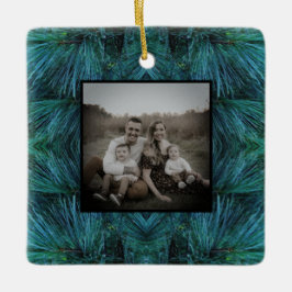 Ornamento De Cerâmica Pinheiros Russos Pinheiros Floresta Verde-Verde-Ve