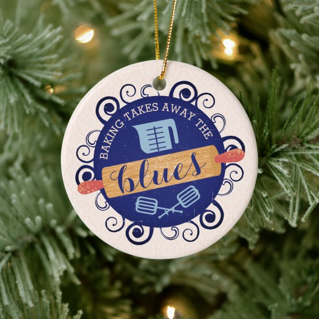 Ornamento De Cerâmica Pinos de panificação, marcenaria, árvore de Natal (Árvore)