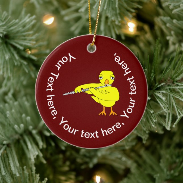 Ornamento De Cerâmica Pintinho (Árvore)