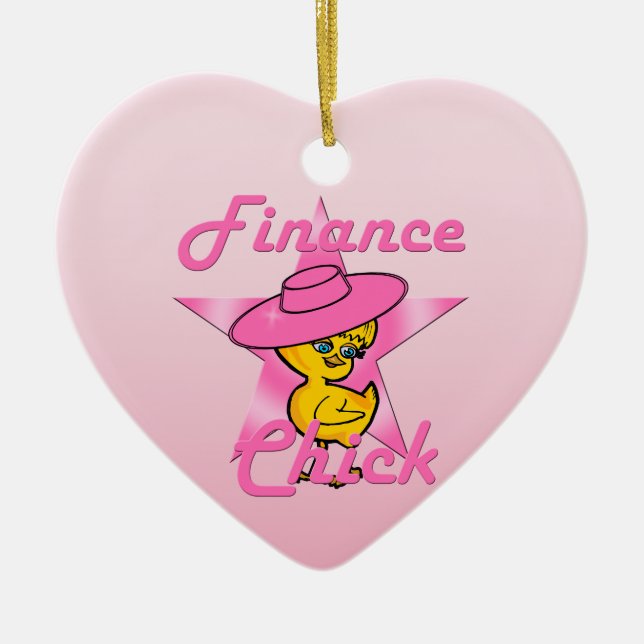 Ornamento De Cerâmica Pintinho financeiro nº 8 (Frente)