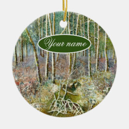 Ornamento De Cerâmica Pintor de aquarela