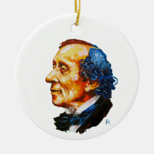 Ornamento De Cerâmica Pintura de Hans Christian Andersen