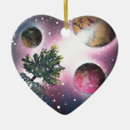 Ornamento De Cerâmica Pintura de paisagem do espaço da arte da pintura