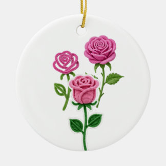 Ornamento De Cerâmica Pipe Cleaner Flower