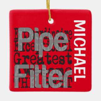 Ornamento De Cerâmica Pipe Fitter Extraordinaire CUSTOM