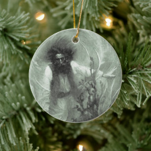 Ornamento De Cerâmica Piratas Antigos, Capitão Goldsack por Howard Pyle