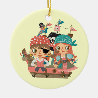 Ornamento De Cerâmica Piratas femininos