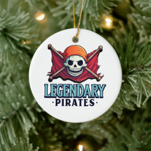 Ornamento De Cerâmica Piratas lendários