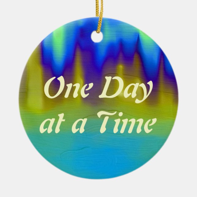 Ornamento De Cerâmica Piscina ODAT do mistério (Frente)